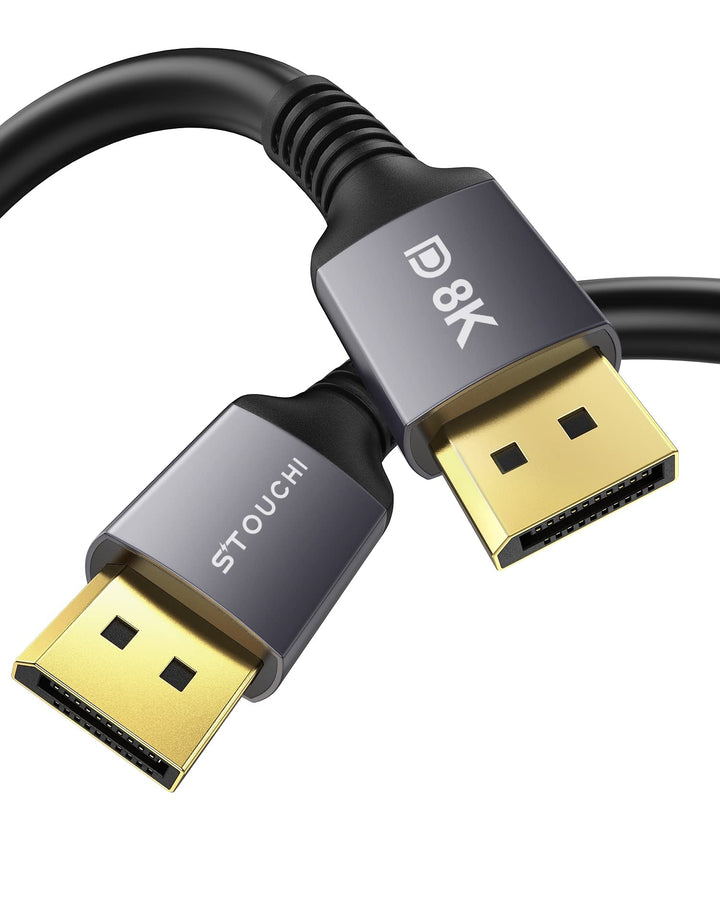 Stouchi DisplayPort Kabel 1.4 7M DP1.4 Kabel 8K@60Hz HBR3 4K@60Hz/144Hz/120Hz 5K@60Hz 2K@165Hz/240Hz