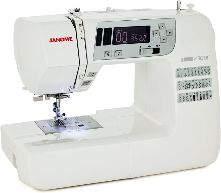 Janome 230 DC mit Bonus-Anschiebetisch