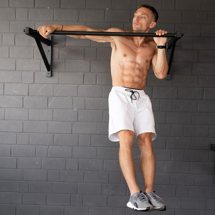 GORNATION Klimmzugstange für Wand, Ganzkörpertraining Reckstange, Pull Up Bar, Klimmzug Wand, Multif