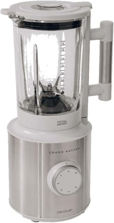 Cecotec Standmixer Grand Katana 2700MAX Total Destroy W. Maximalleistung 2700W, Gegenläufige Technol
