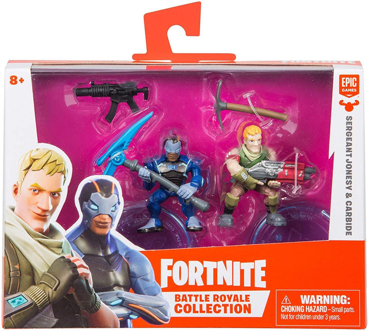 Fortnite BO35633 Carbide & Sergeant Jonsey Action-Spielfigur, Mehrfarbig, 63533