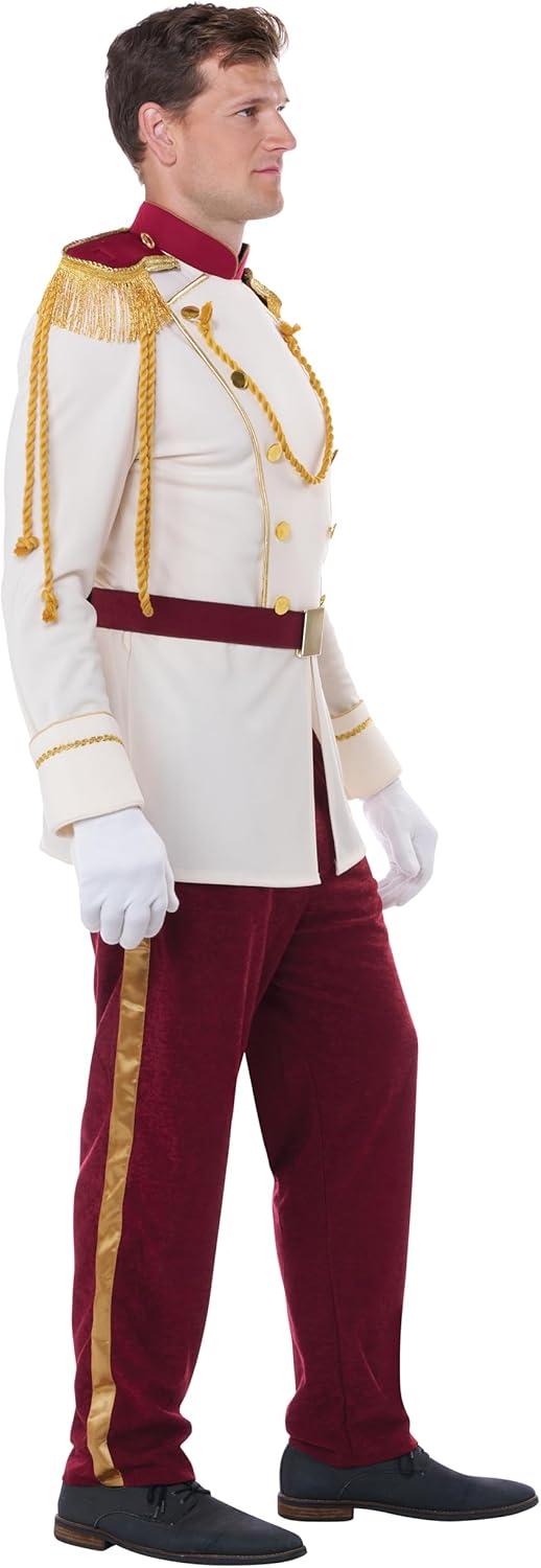 California Costumes Royal Storybook Herren-Kostüm, Creme/Schokorot, Small S Cream/Chocolate Red, S C