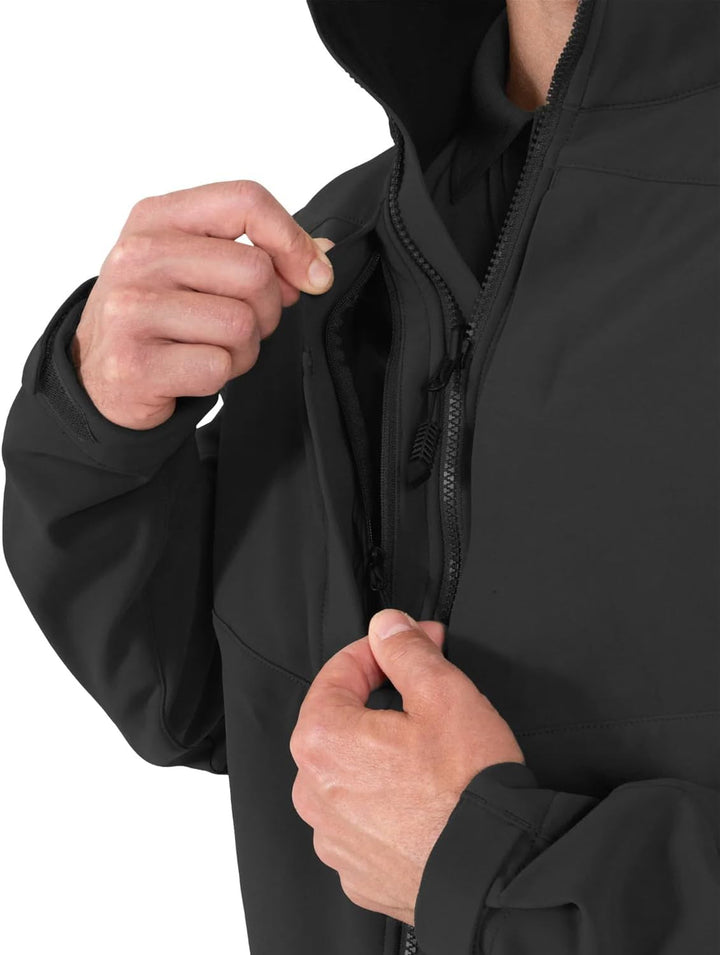 First Tactical Herren Tactix Series Softshell Duty Jacke Schwarz XXL, Schwarz XXL
