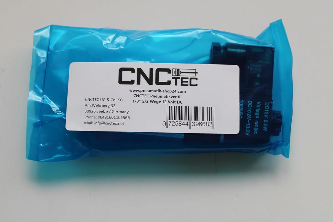 Pneumatik Magnet- Wegeventil 5/2 Wege 1/8" 12 Volt DC (5/2 Wege 1/8" 12 Volt DC) 5/2 Wege 1/8 12 Vol