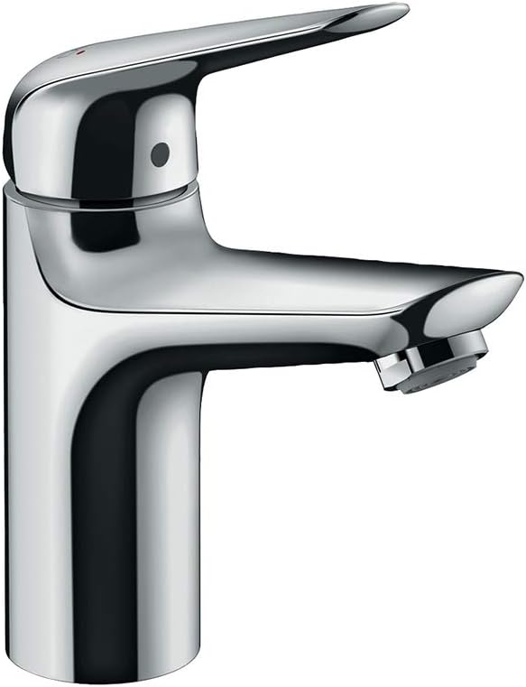 hansgrohe Wasserhahn Novus wassersparende Armatur (für geringen Durchfluss, Auslauf Höhe 100mm mit P