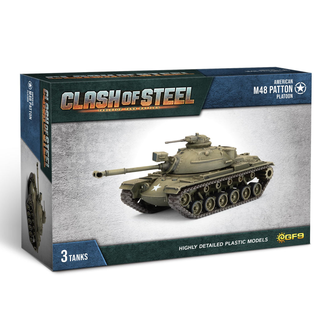 Gale Force Nine - Clash of Steel - M48 Medium Tank Platoon