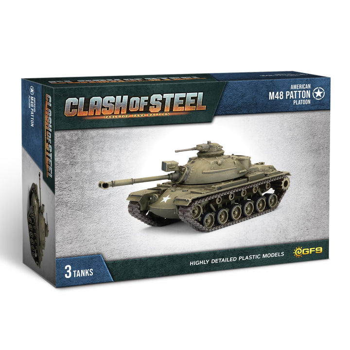 Gale Force Nine - Clash of Steel - M48 Medium Tank Platoon