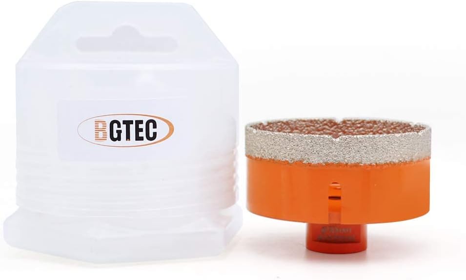 BGTEC Trockene Diamantkernbohrer für Porzellanfliesen Keramikmarmor Ziegel mit M14 Gewindedurchmesse