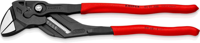 KNIPEX Zangenschlüssel, Multi-Schraubenschlüssel, Chrom-Vanadium, Rostschutz atramentiert, 300 mm, 8