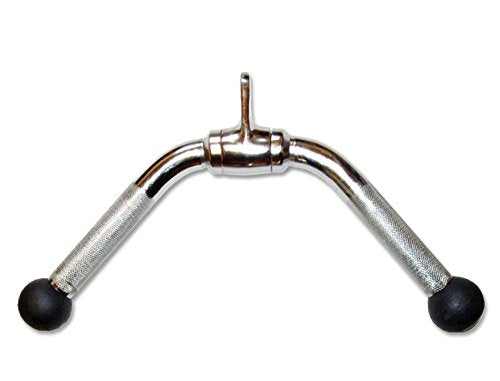 POWER EXTREME Kabelzuggriff, Bizeps-/Trizepsgriff mit Drehgelenk aus Edelstahl, Silber, 35 cm breit,