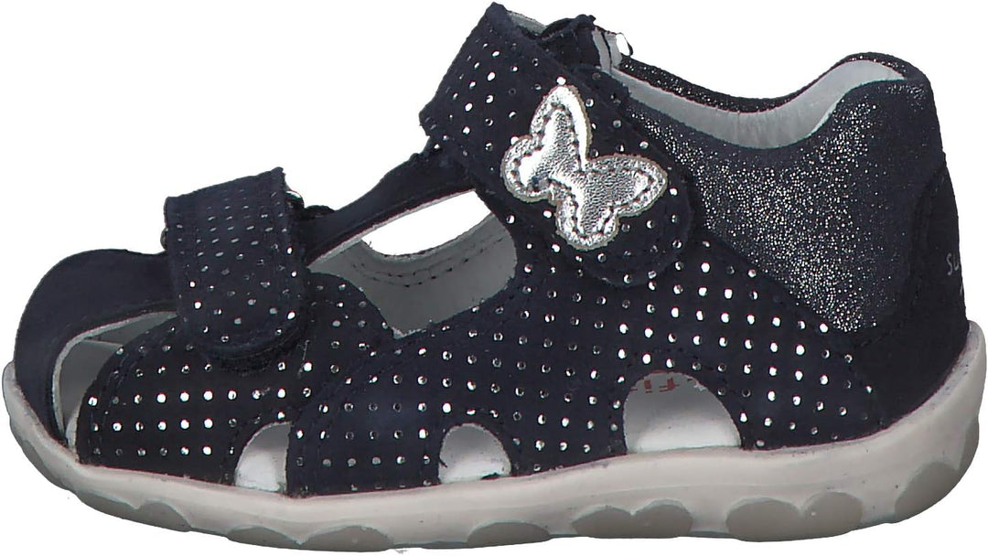 Superfit Baby Mädchen FANNI Sandalen 19 EU Blau 8000, 19 EU Blau 8000