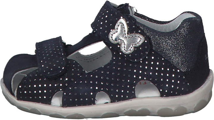 Superfit Baby Mädchen FANNI Sandalen 19 EU Blau 8000, 19 EU Blau 8000