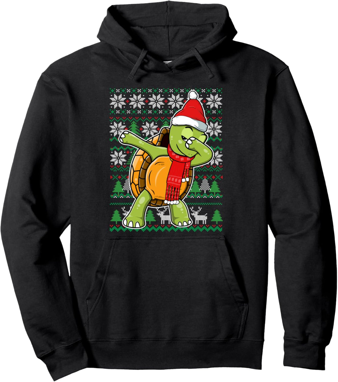 Tupfende Schildkröte Kostümgeschenke zur Weihnachtsfeier Pullover Hoodie