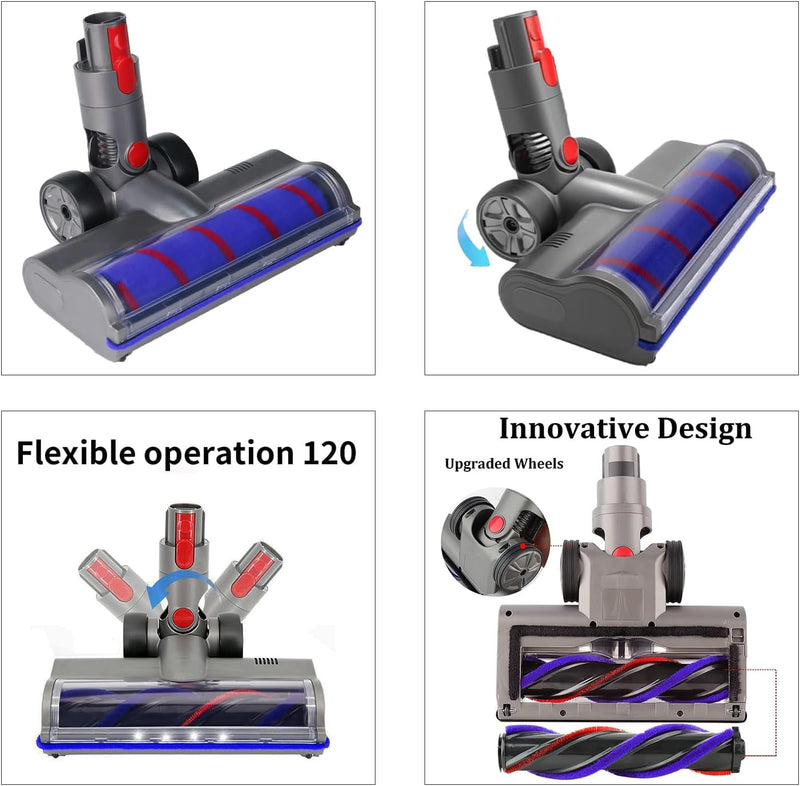 Asdazrxy Ersatzbürste Bürste Kompatibel mit Dyson V7, V8, V10, V11, V15 Staubsauger, Bürste Ersatzte