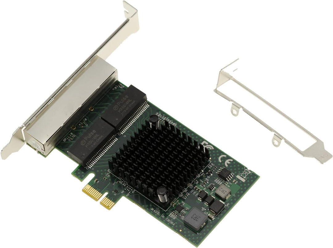 KALEA-INFORMATIQUE PCIe x1-Netzwerk-Controller-Karte 4 Ports RJ45 Quad LAN GIGABIT ethernet 10 100 1