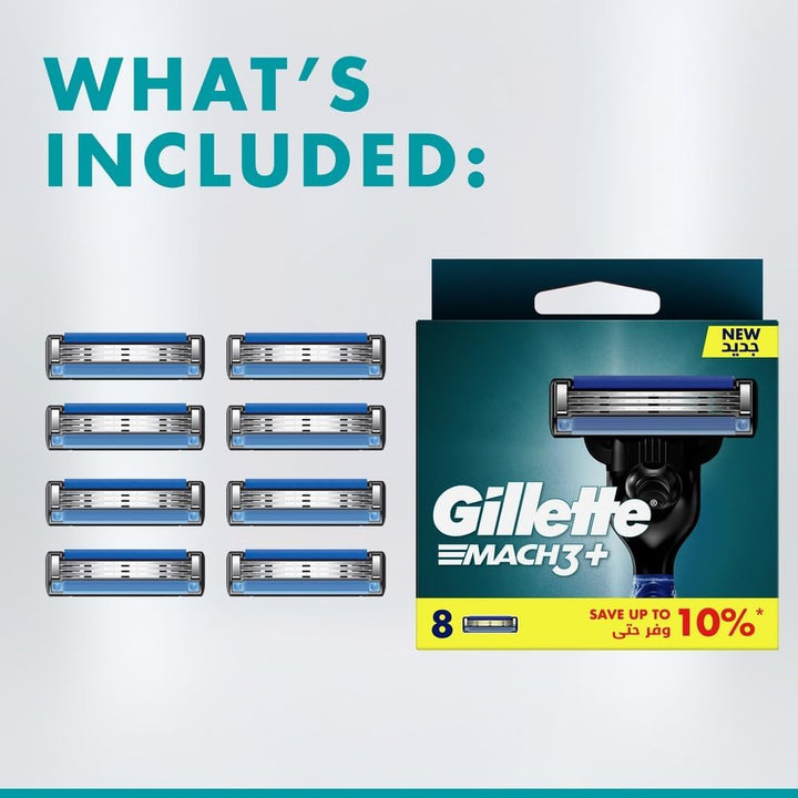 Gillette Mach3 Klingen , 8 Stück ( 1er Pack ) 1 stück (8er Pack), 1 stück (8er Pack)
