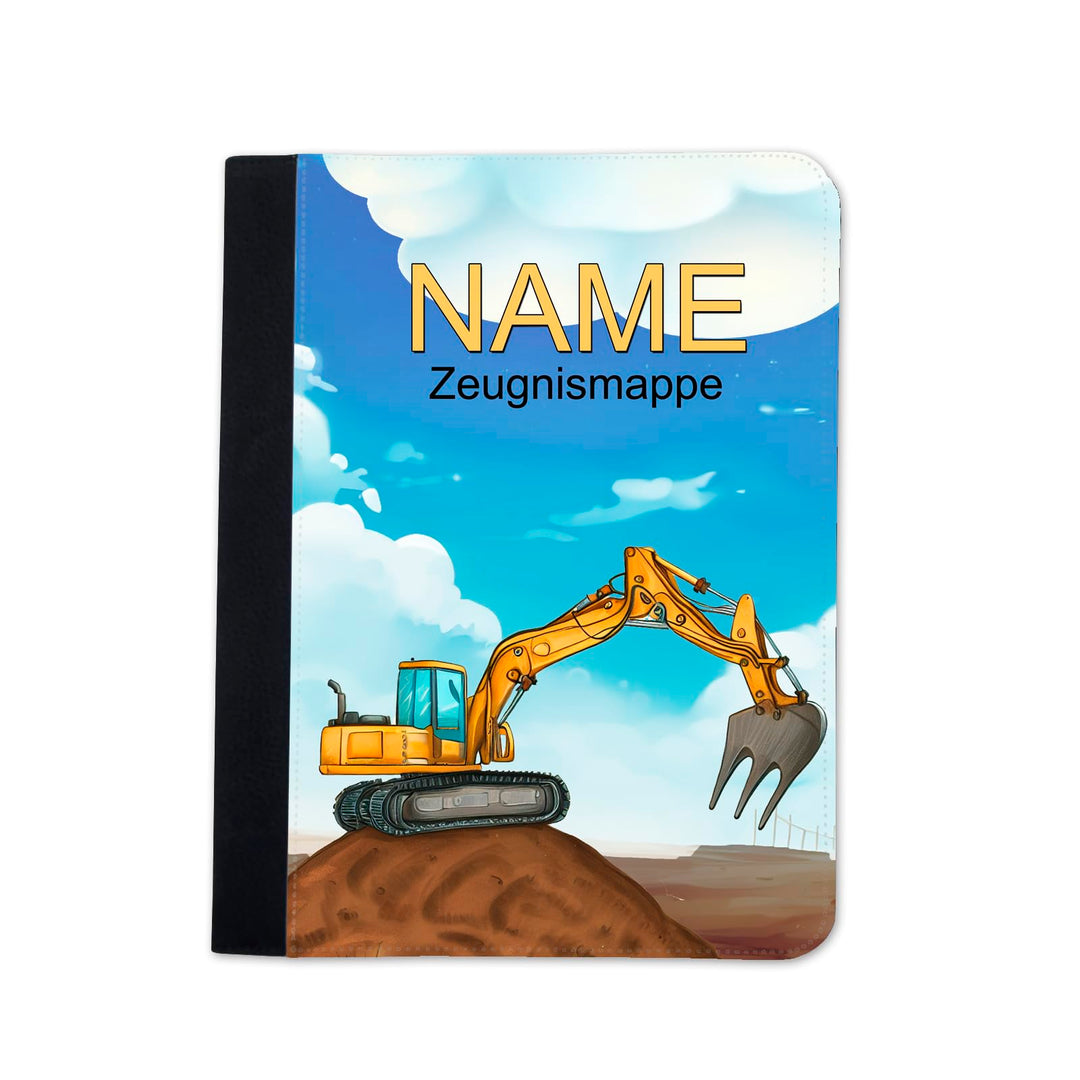 Zeugnismappe mit Name | Zeugnismappe personalisiert | mit Klarsichthüllen A4 + | Urkundenmappe | per