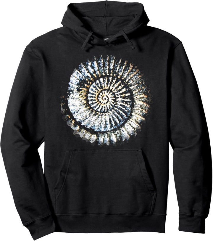 Ammonite Fossil Pullover Hoodie