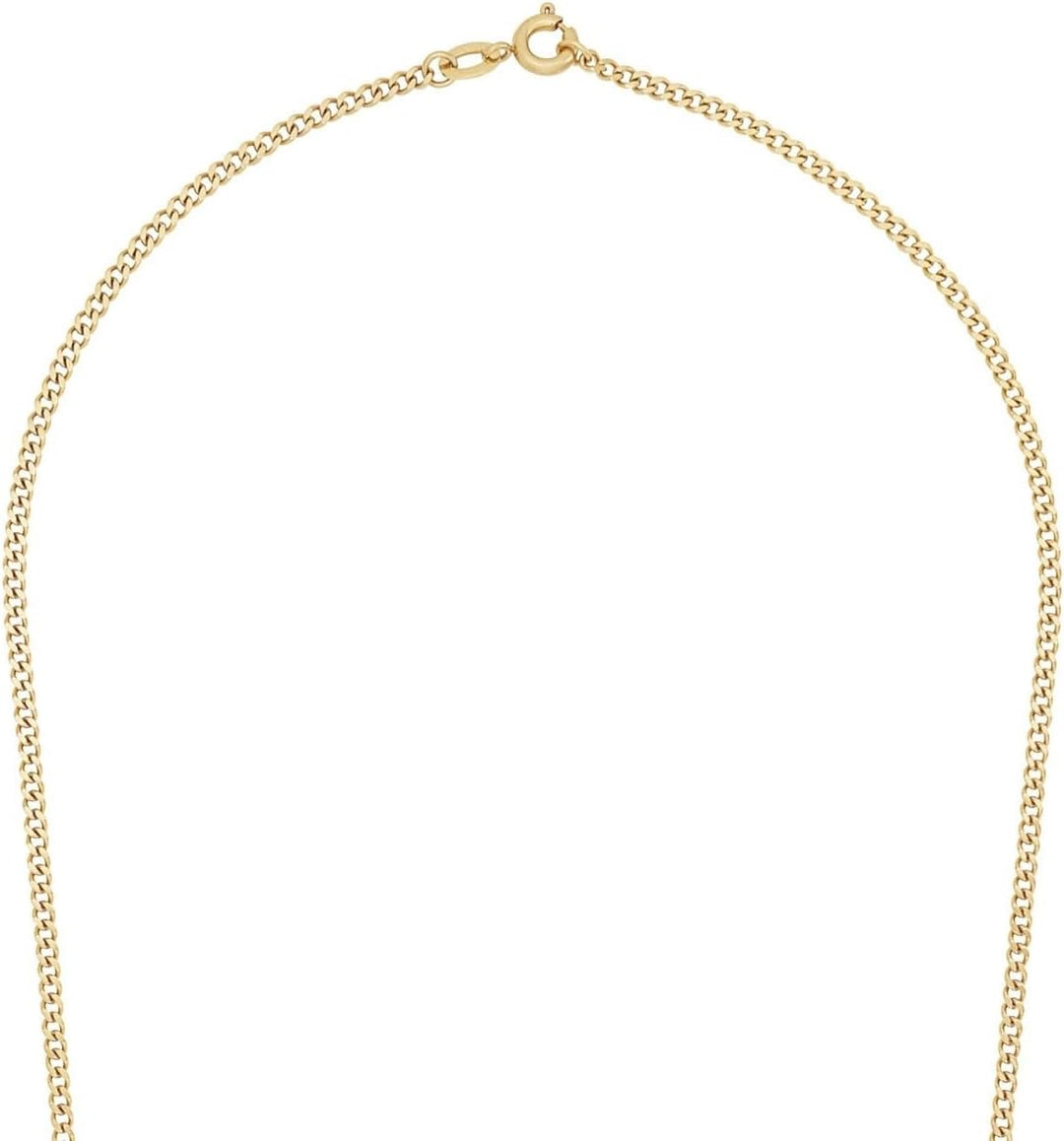 Amor Collier Edelstahl Unisex Damen Herren Halsschmuck, 50 cm, Gold, Kommt in Schmuck Geschenk Box,