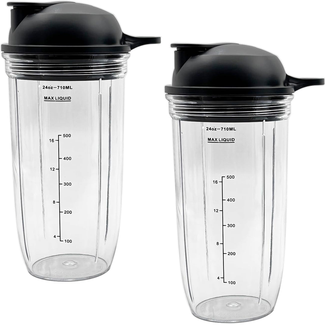 Mixer Becher und Deckel Zubehör für nutribullet Full Size Blender Combo 1200 Watt und 1000 Watt - 24