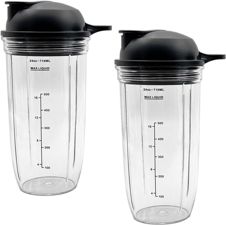 Mixer Becher und Deckel Zubehör für nutribullet Full Size Blender Combo 1200 Watt und 1000 Watt - 24