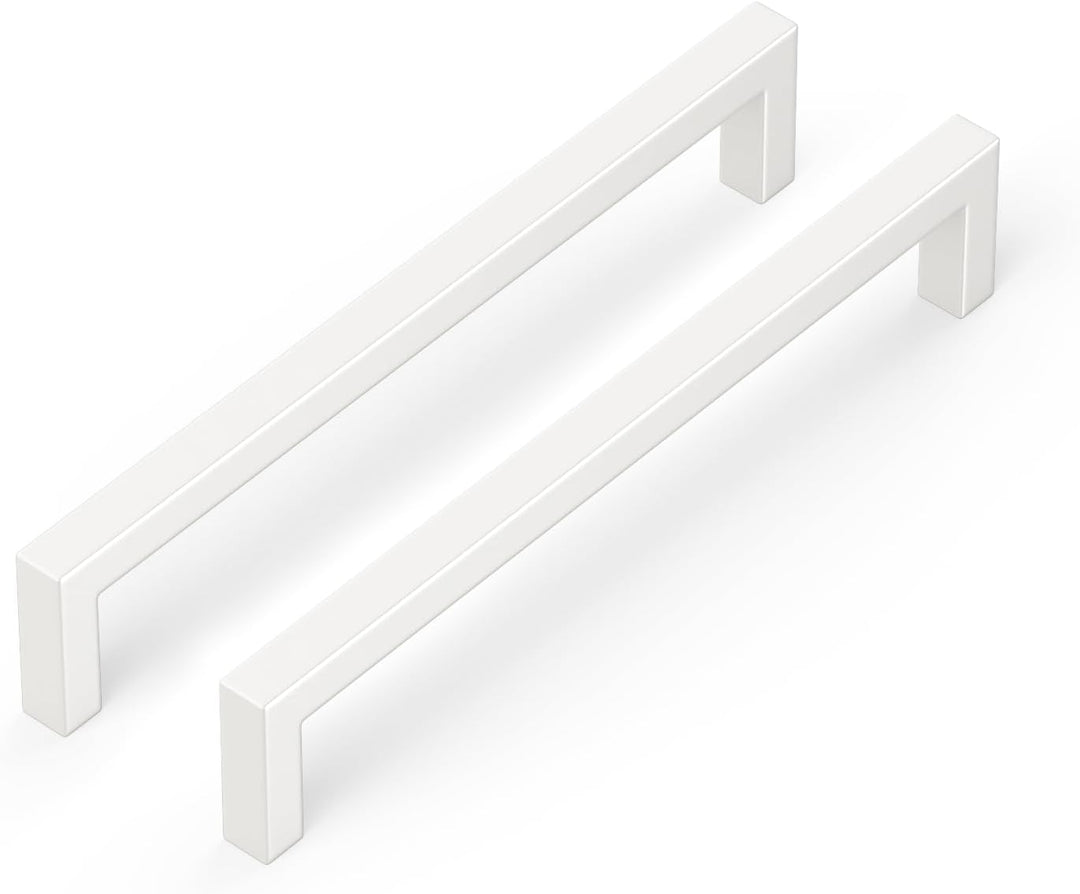LONTAN 15 Stück Schrankgriffe Weiss Möbelgriffe 160mm lochabstand Möbelgriffe Weiss Griffe für Küche