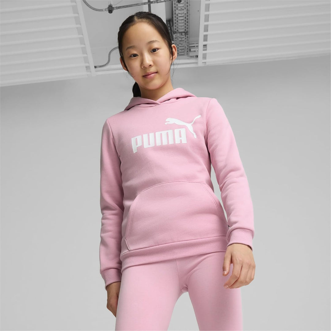 PUMA Damen Ess Logo Hoodie Tr Sweatshirt 128 Mauved Out, 128 Mauved Out