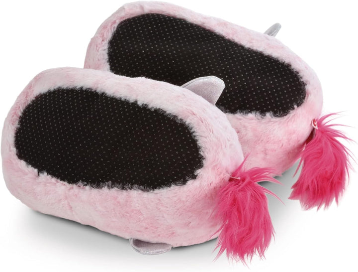 Nici 44375 Hausschuhe Plüsch rosa Einhorn Pink Harmony Gr. 38-41 Medium/Large, Medium/Large