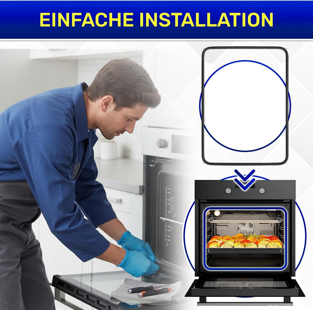 Backofen Dichtung 440x360 mm mit Originalcode 754131666 754132057 754131753 COK709SM für Smeg 007723