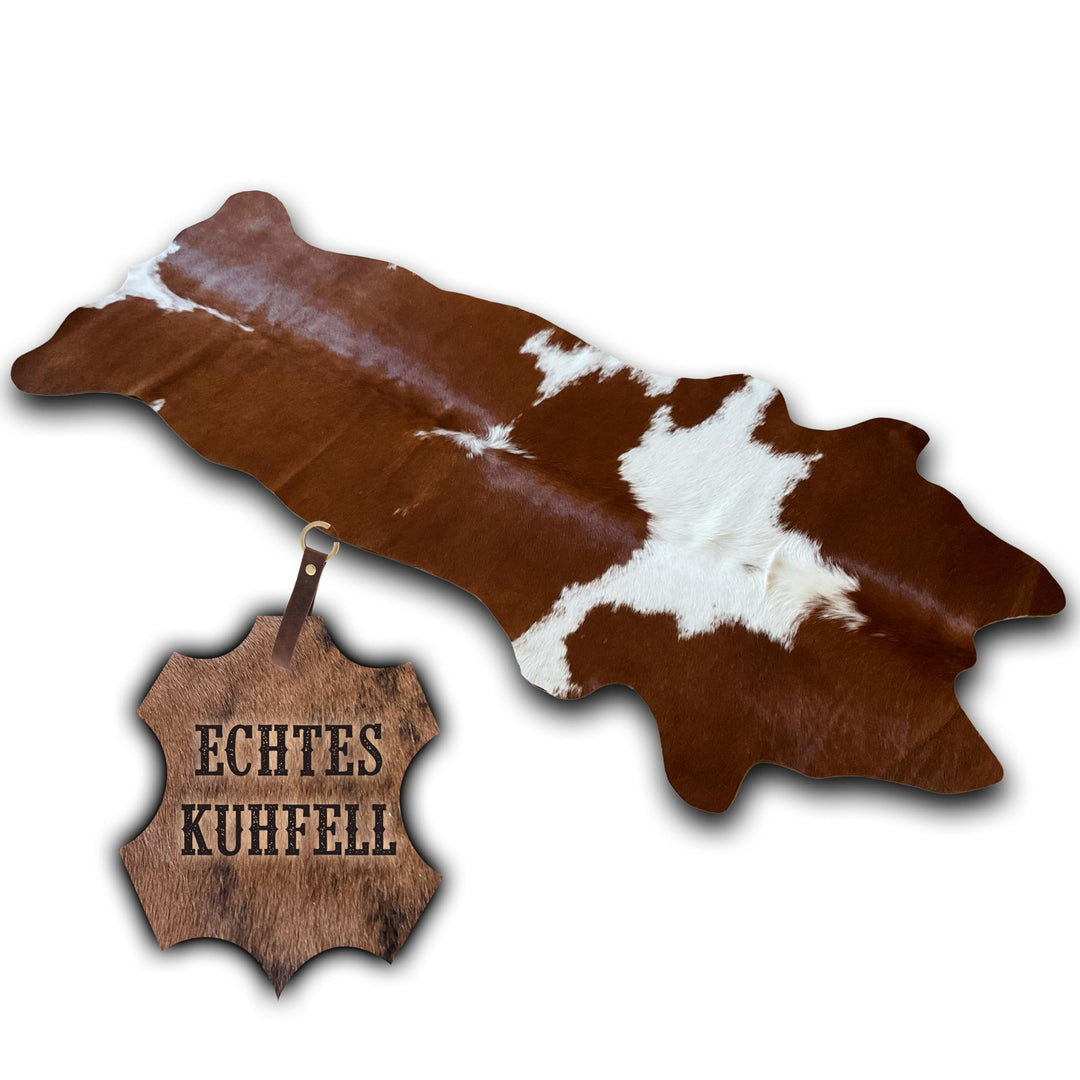 unendlich schoen - Echter Kuhfell Teppich klein, Made in Germany, geruchsneutral, Rinderfell ideal f