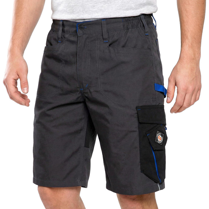 Prisma Kurze Hosen Herren - Multifunktionstaschen, Kurze Arbeitshose Herren mit Zwei Seitlichen Carg