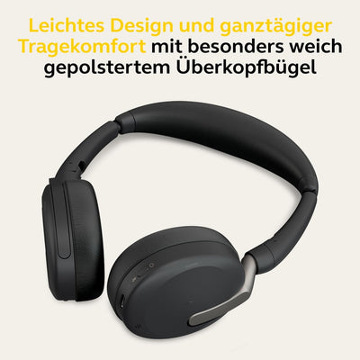 ‎Jabra Evolve2 65 UC Flex Stereo USB-A inkl. Wireless Charging Pad USB-A Unified Communications inkl