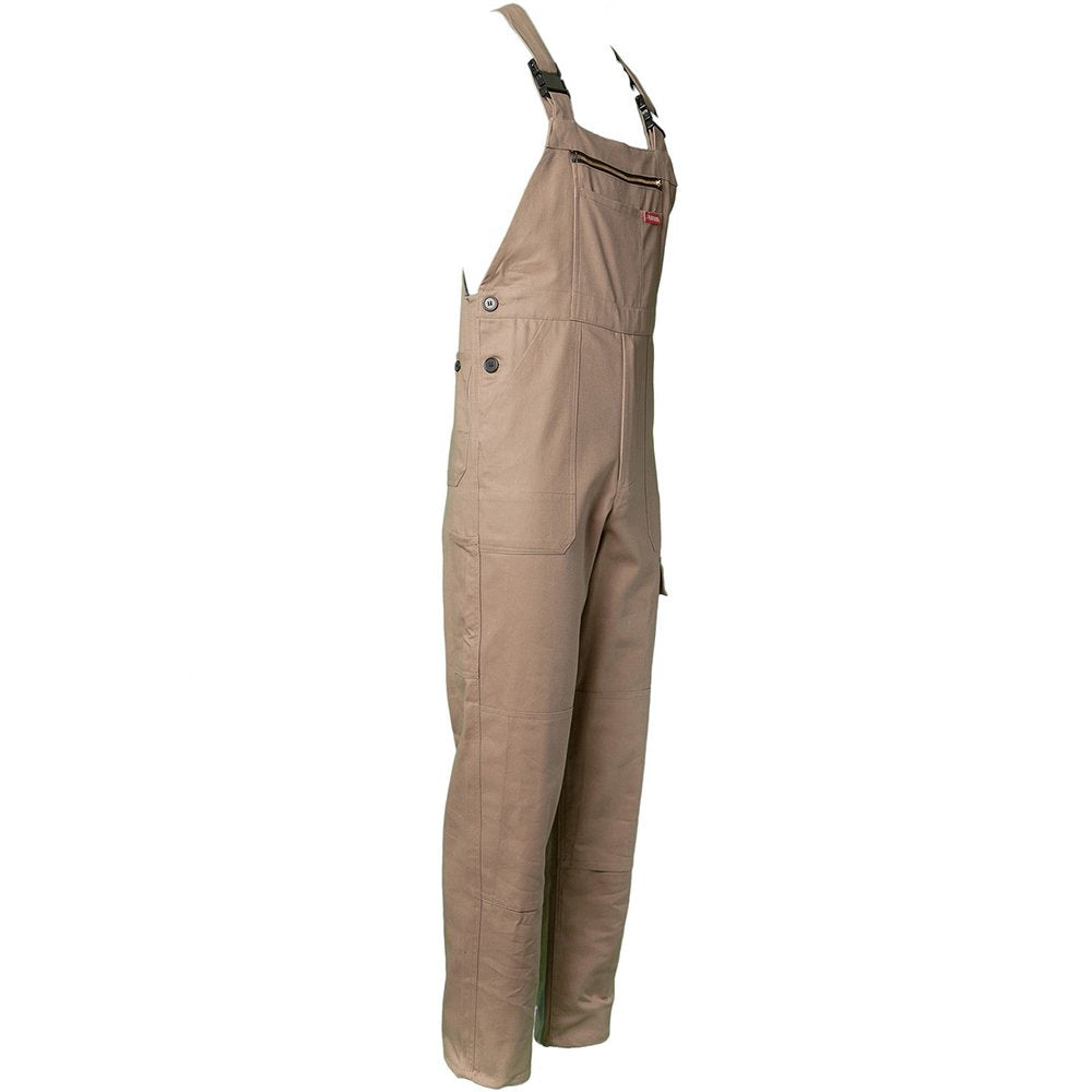 Planam Grösse 56 Herren BW 290 Cargo-Latzhose Khaki Modell 0176 Khaki 56, Khaki 56