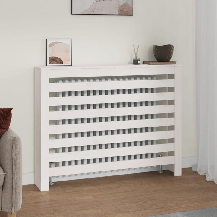vidaXL Heizkörperverkleidung Lamellen-Design Heizungsabdeckung Heizungsverkleidung Heizung Abdeckung