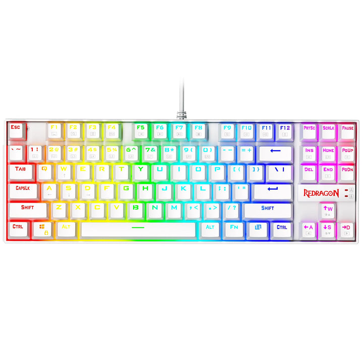 Redragon K552 Mechanische Gaming-Tastatur RGB LED Hintergrundbeleuchtung verdrahtet mit Anti-Staub-P