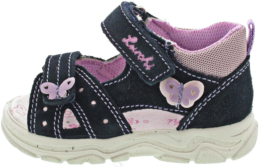 Lurchi Baby-Mädchen Gioa Sandale 22 EU Blau, 22 EU Blau
