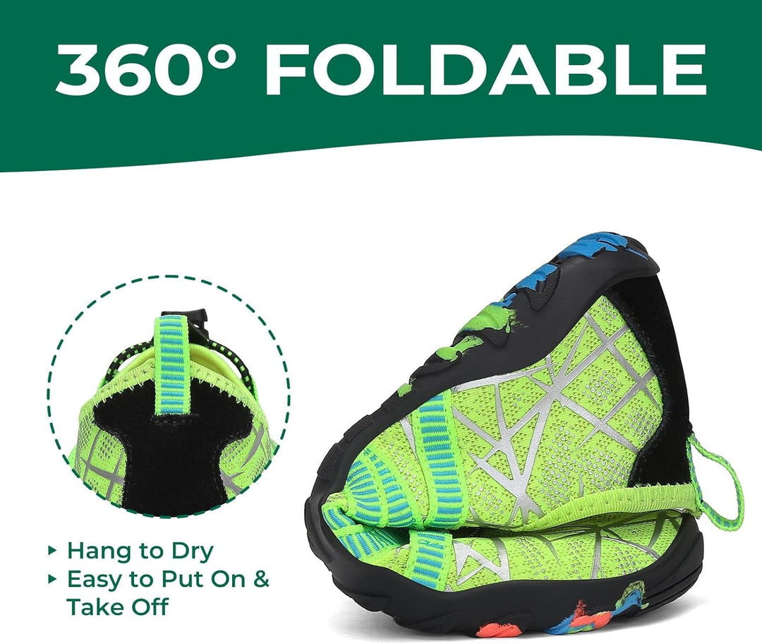 SAGUARO Badeschuhe Kinder Wasserschuhe Schwimmschuhe Jungen Mädchen Aquaschuhe Strandschuhe rutschfe