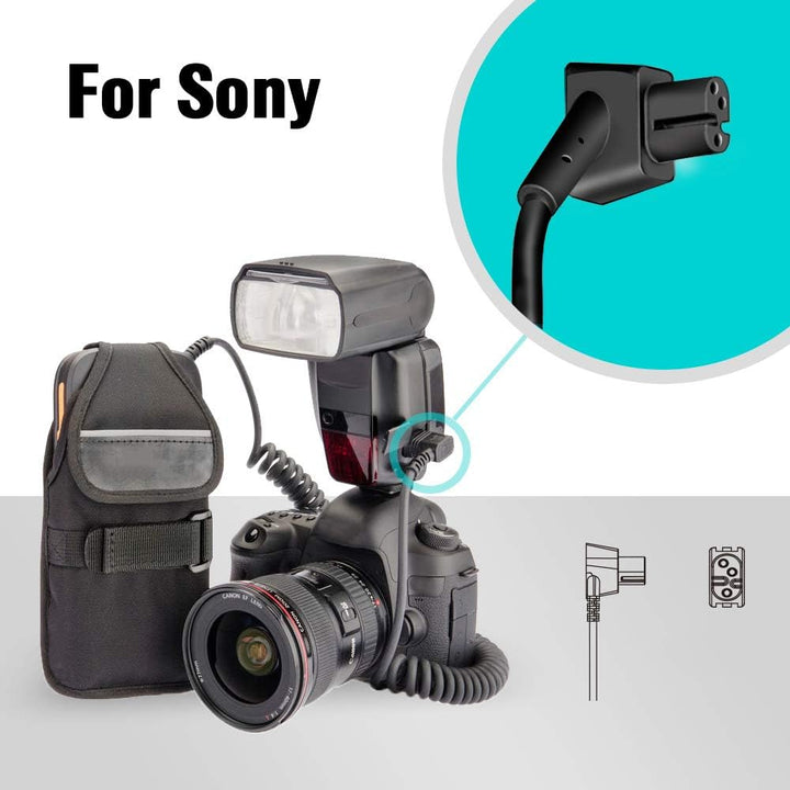 Externes Blitz-Batteriepack Ersatz-Flash Akku Pack für Sony HVL-F60RM/ F56AM / 58AM / F60M Replace S
