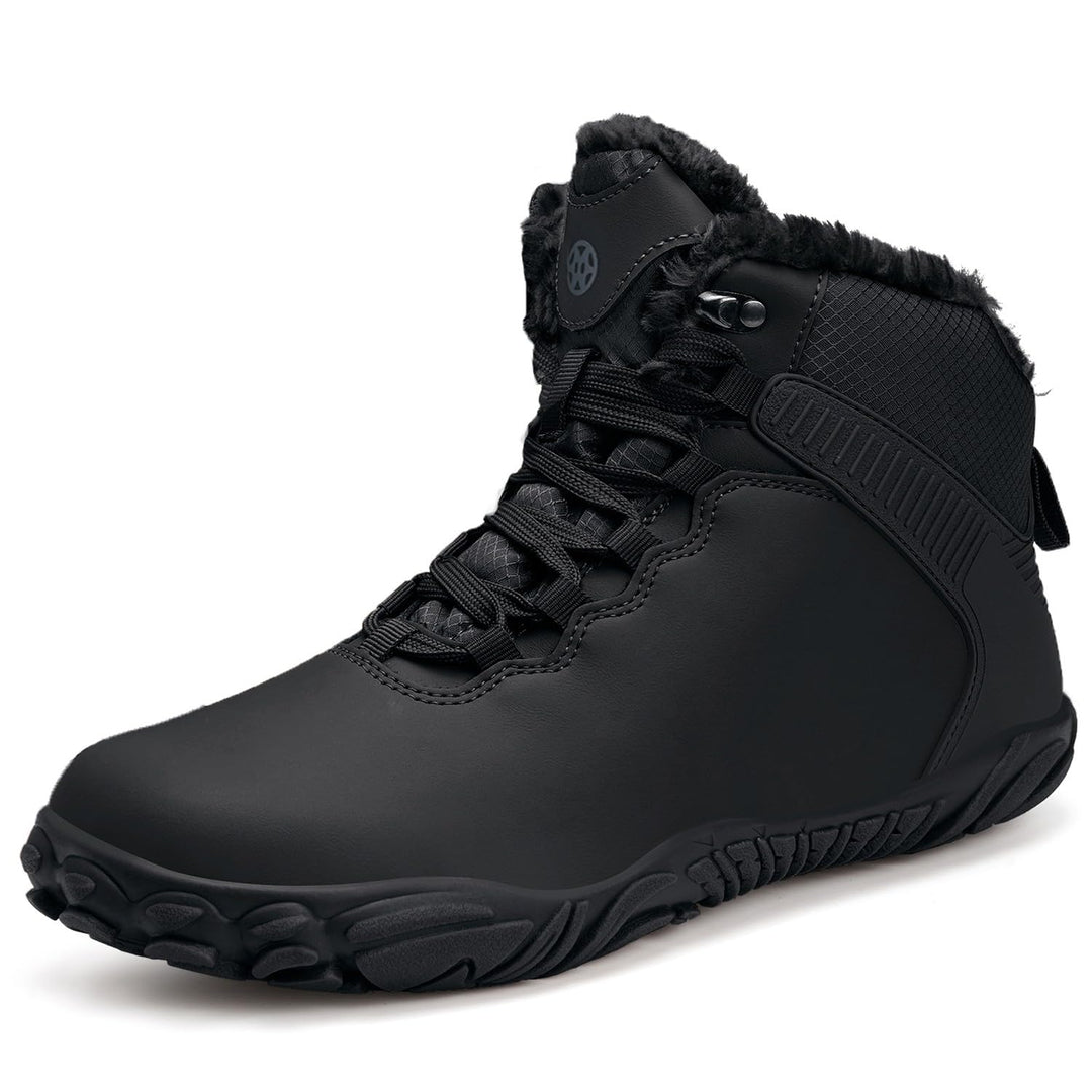 Sisttke Barfussschuhe Herren Damen Winter Gefüttert Wasserdicht Winterschuhe Outdoor rutschfeste Sch