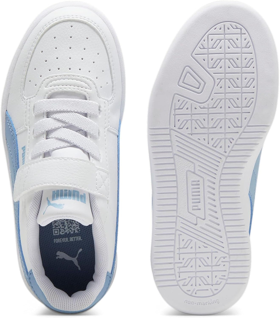 PUMA Unisex Kinder Caven 2.0 Ac+ Ps Sneaker, 28 EU Zen Blue Puma White