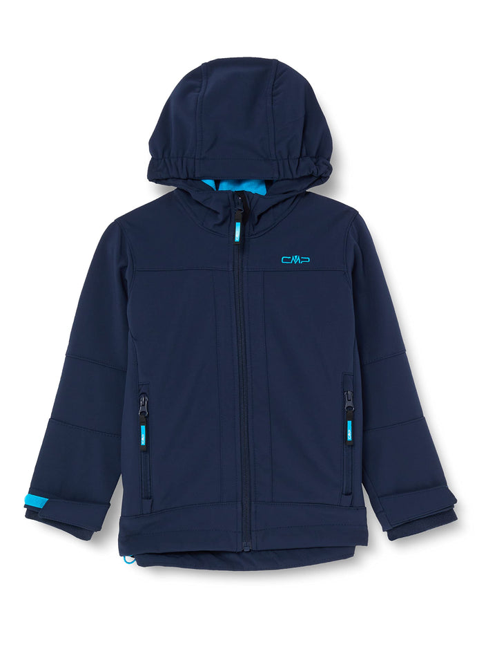 CMP Unisex Kinder Softshelljacke für Kinder Jacke (1er Pack) 110 Blau-Rouge, 110 Blau-Rouge