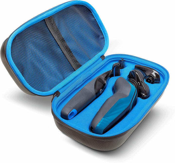 Philips AquaTouch - Rasierapparat (Rotorrasierer, Schwarz, Blau, LED, Batterie, Nickel-Metallhydrid