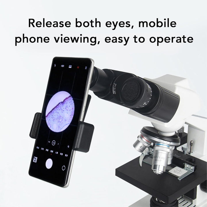 Mikroskop-Objektiv-Handy-Adapter, Mikroskop-Smartphone-Kamera-Adapterhalterung, für Mikroskop-Okular