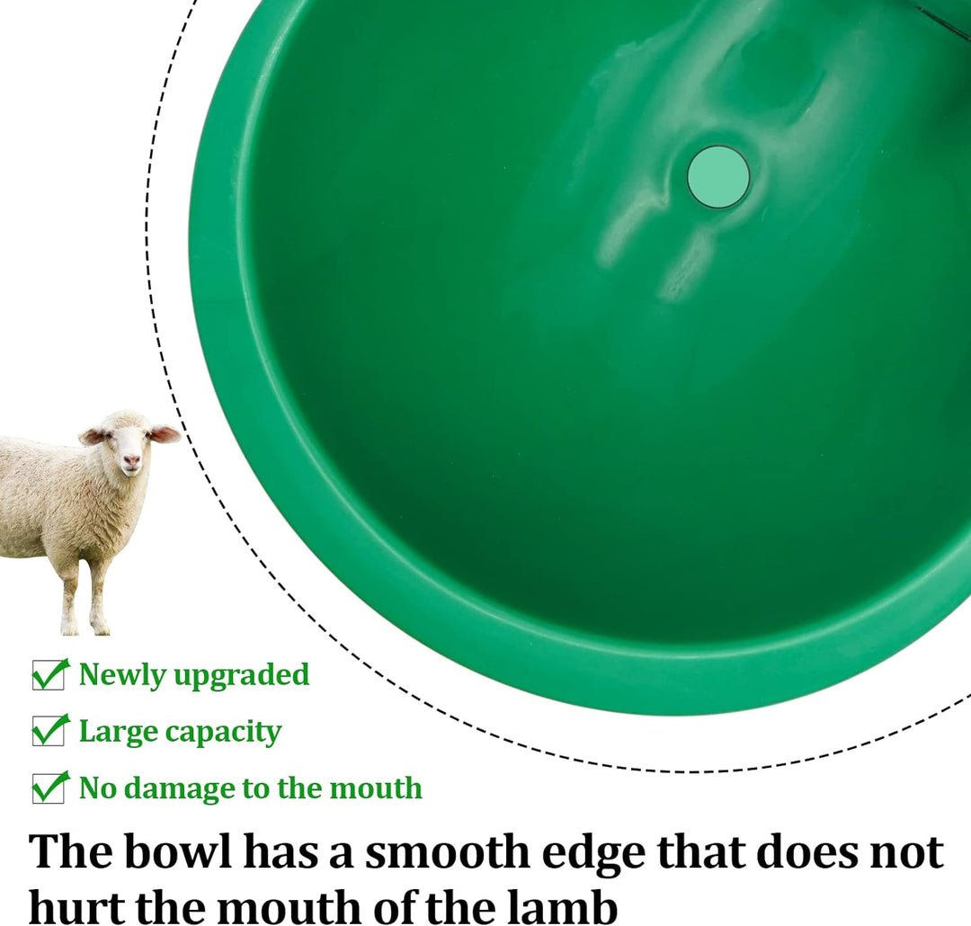 Automatische Tränkebecken für Schafe, ViehträNken mit Abflusslöchern, Automatische Wasserversorgung