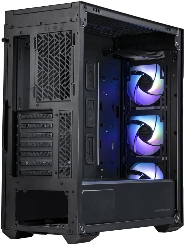 Cooler Master MasterBox TD500 Mesh V2 – E-ATX Gehäuse mit tesselliertem Mesh, Mid-Tower mit 3 x 120