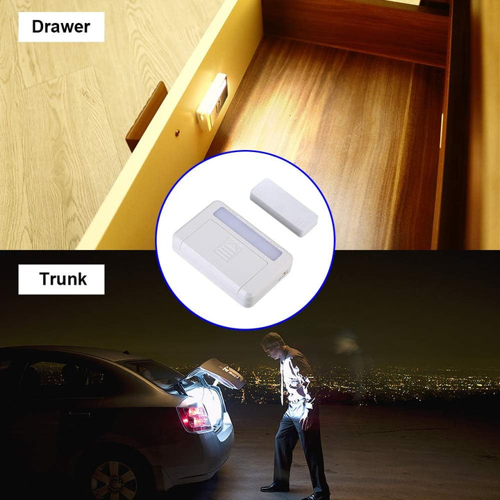 Amagle Magnetische Tür-Sensor-Lichtleiste für Schrank, Schublade, Schrank, Fenster, Hotel, Küche, Ke