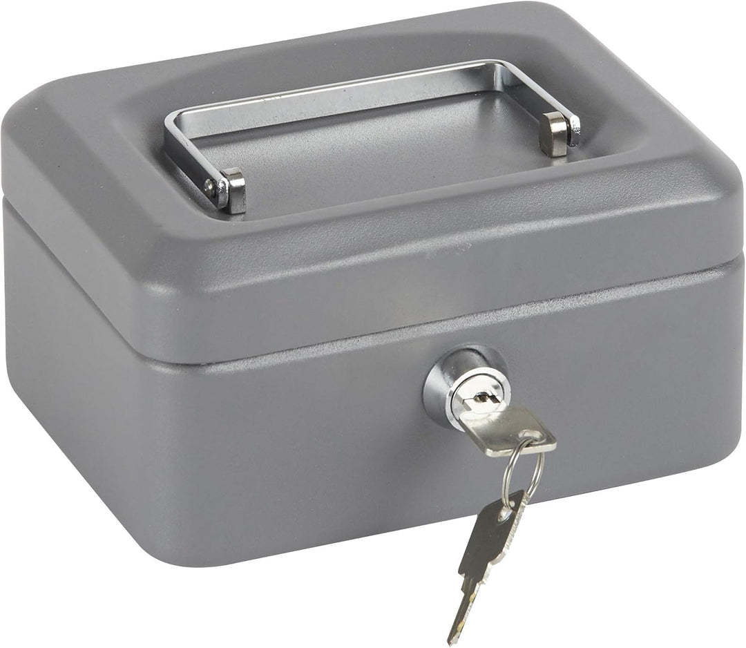 ARREGUI Elegant C9216 Geldkassette aus Stahl | Geldbox | 15 cm breit | Abschliessbare Kasse mit Geld