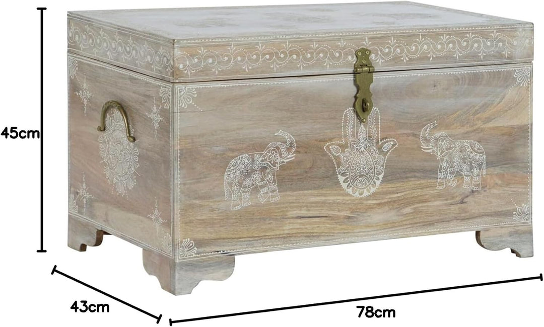 DKD Home Decor truhe, Holz, Estándar