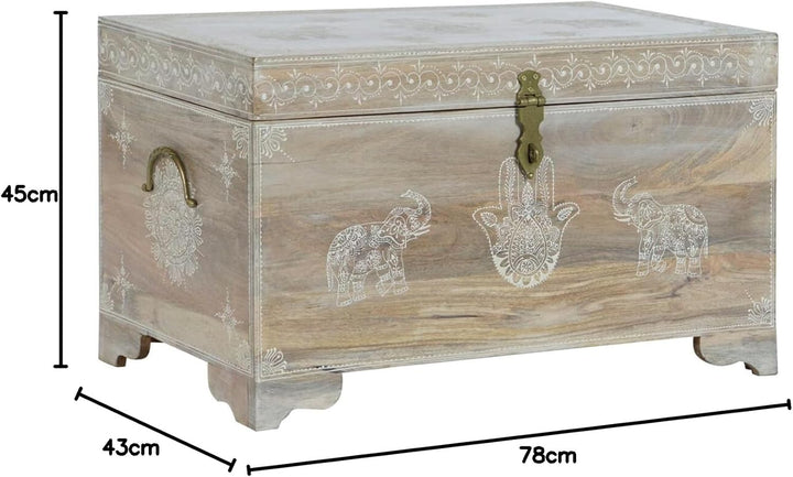 DKD Home Decor truhe, Holz, Estándar