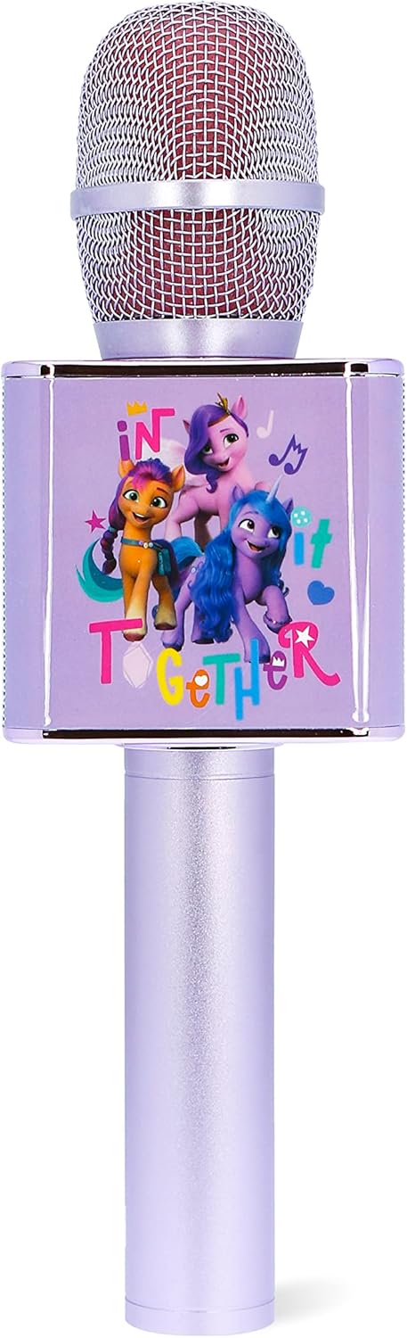 OTL Technologies MP0951 My Little Pony Kabelloses Karaoke-Mikrofon mit integriertem Lautsprecher